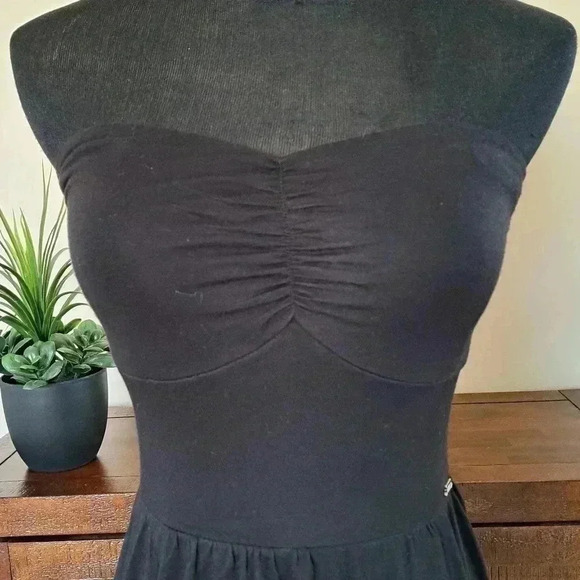 ❤️ Guess Black Strapless Dress Size Small - Picture 5 of 13